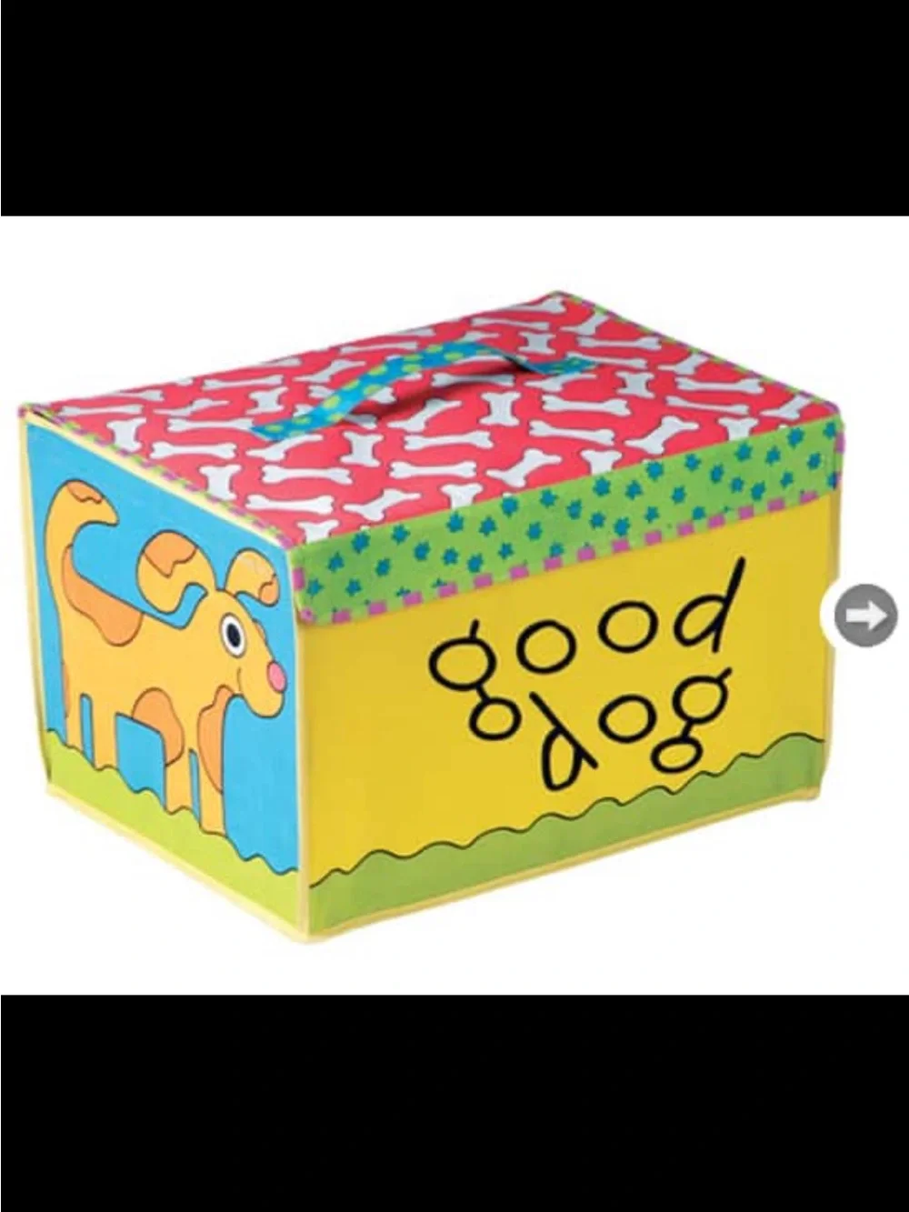 Good Dog Collapsable Toy Box NEW IN PACKAGE retail $30